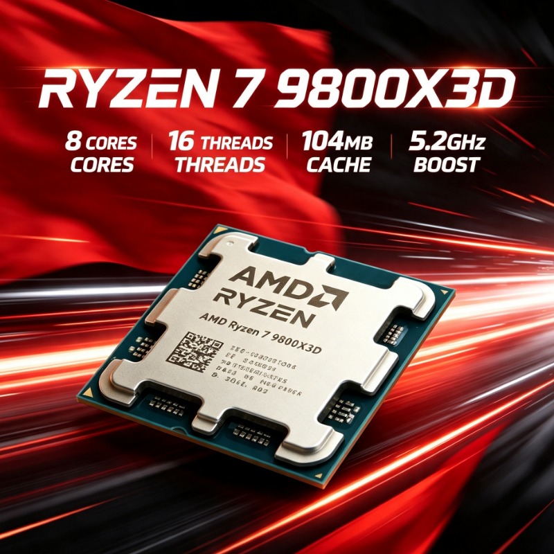Cpu Fan - Игровой процессор R7 9800X3D с технологией