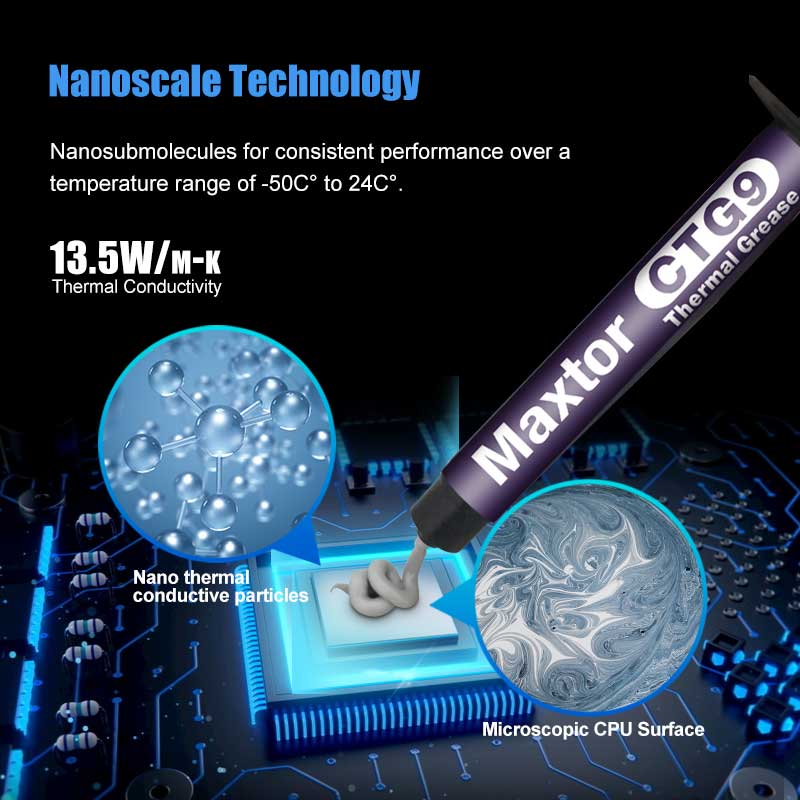 Термопаста Maxtor CTG9 1г 2г 4 – обзор и цена Thermal Paste