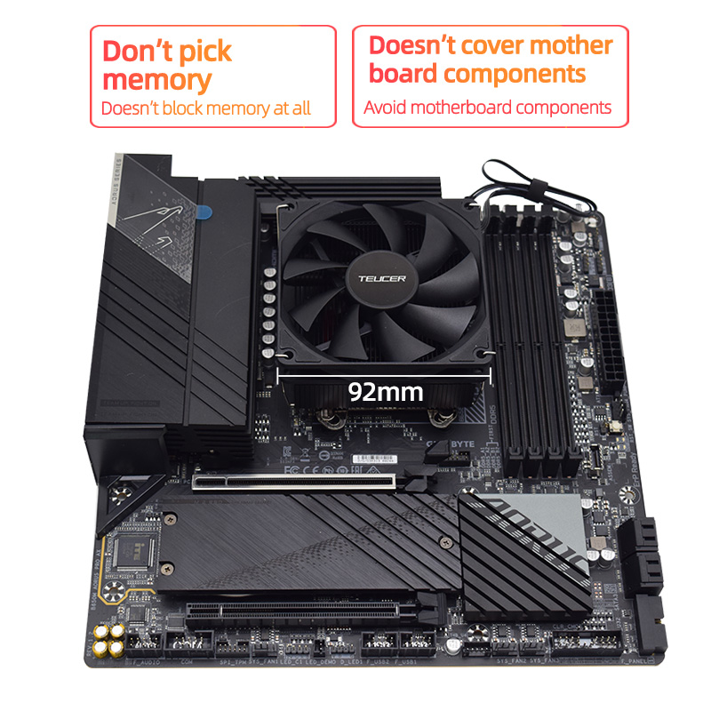 Высота кулера процессора Teuce – обзор и цена Cpu Heatsink